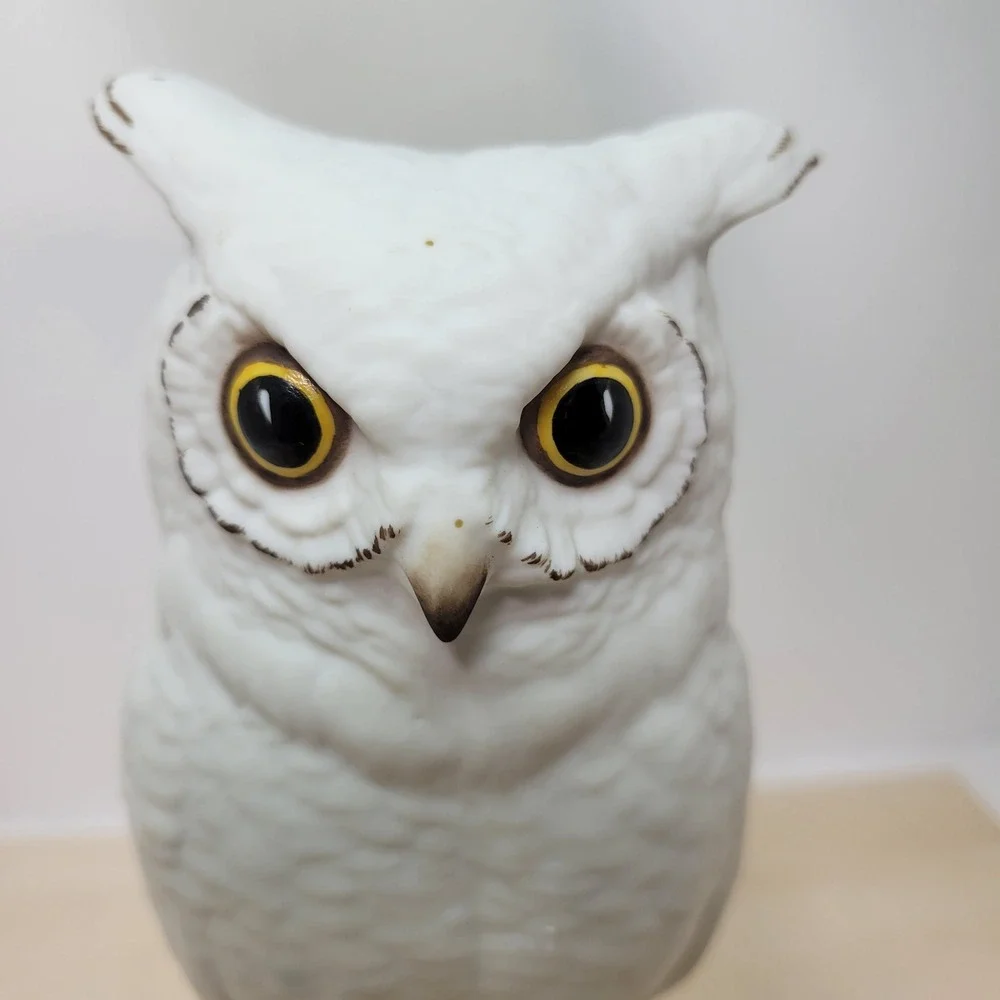 Bolina‎ Trenton USA Ceramic Owl Figurine Statue Owl on Books Decor - Picture 7 of 8